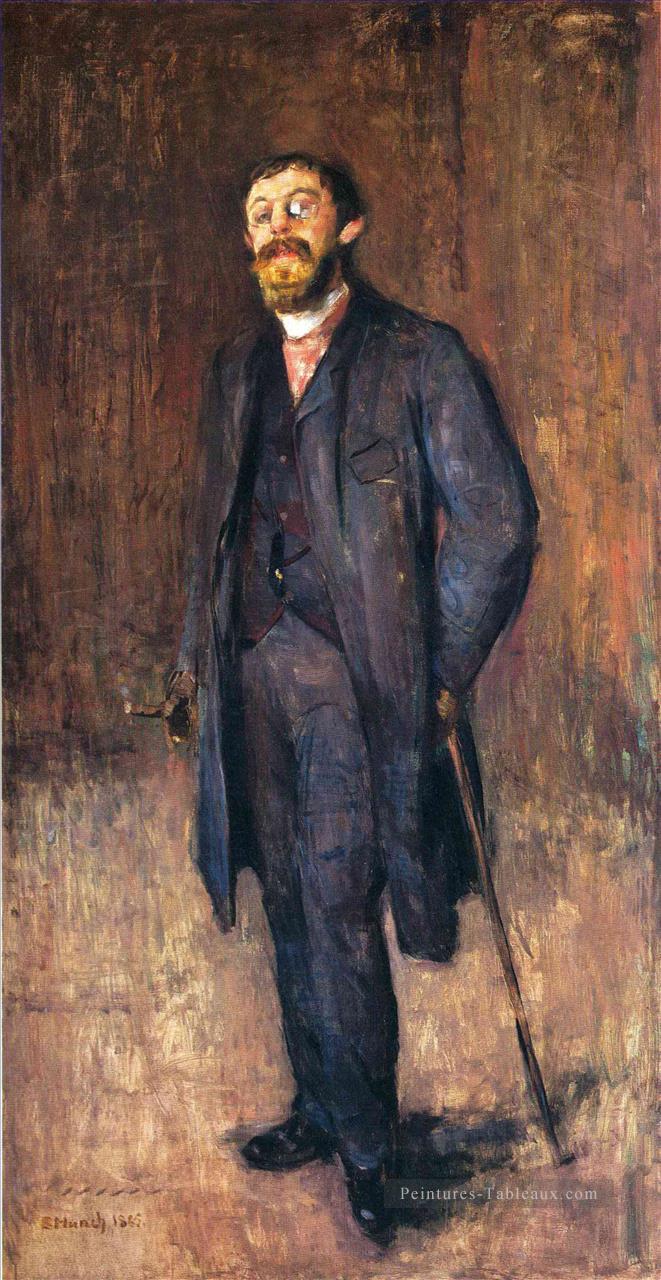 portrait du peintre jensen hjell 1885 Edvard Munch Peintures à l'huile